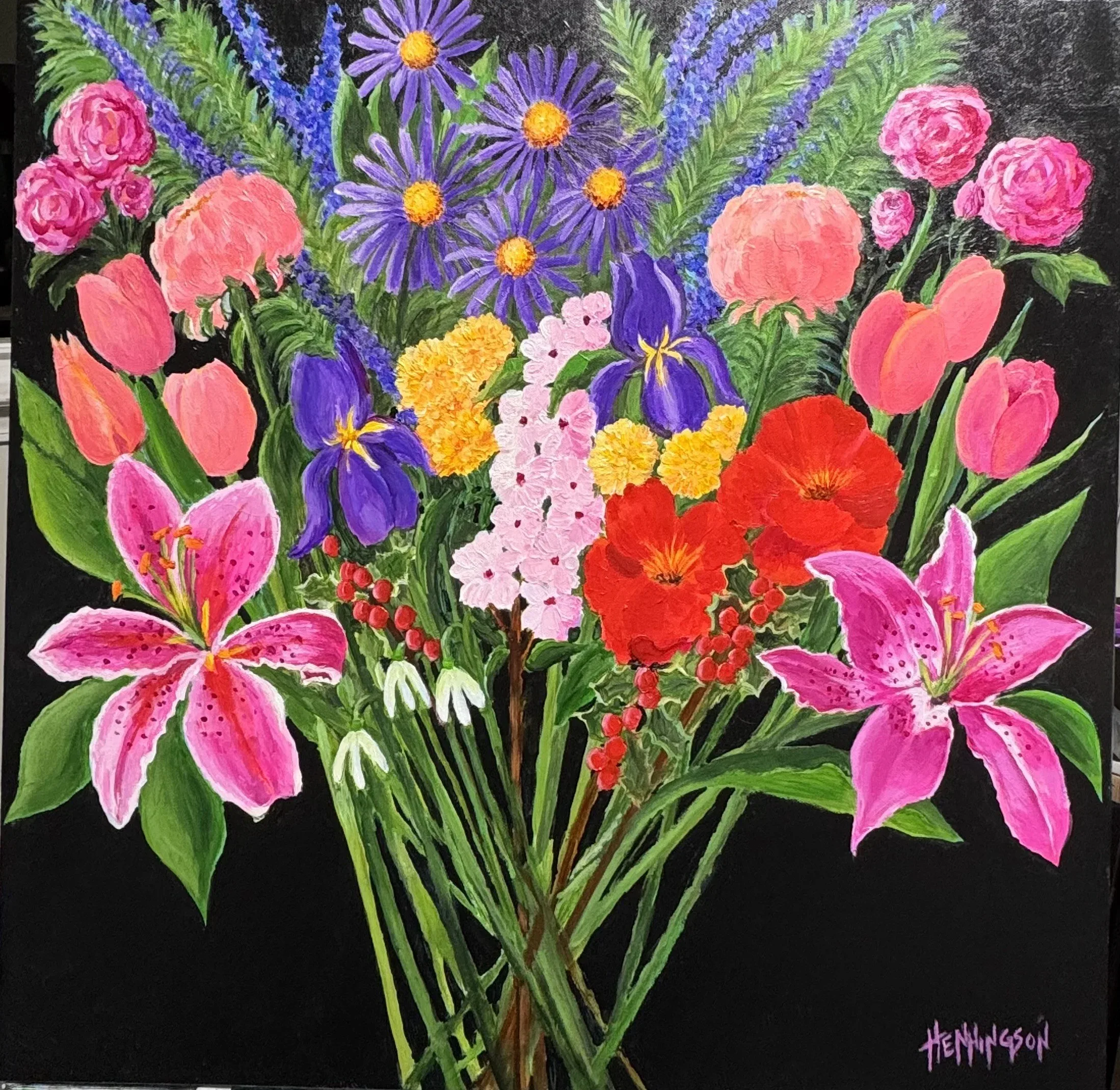 A Year in Bloom — all twelve birthday month flowers